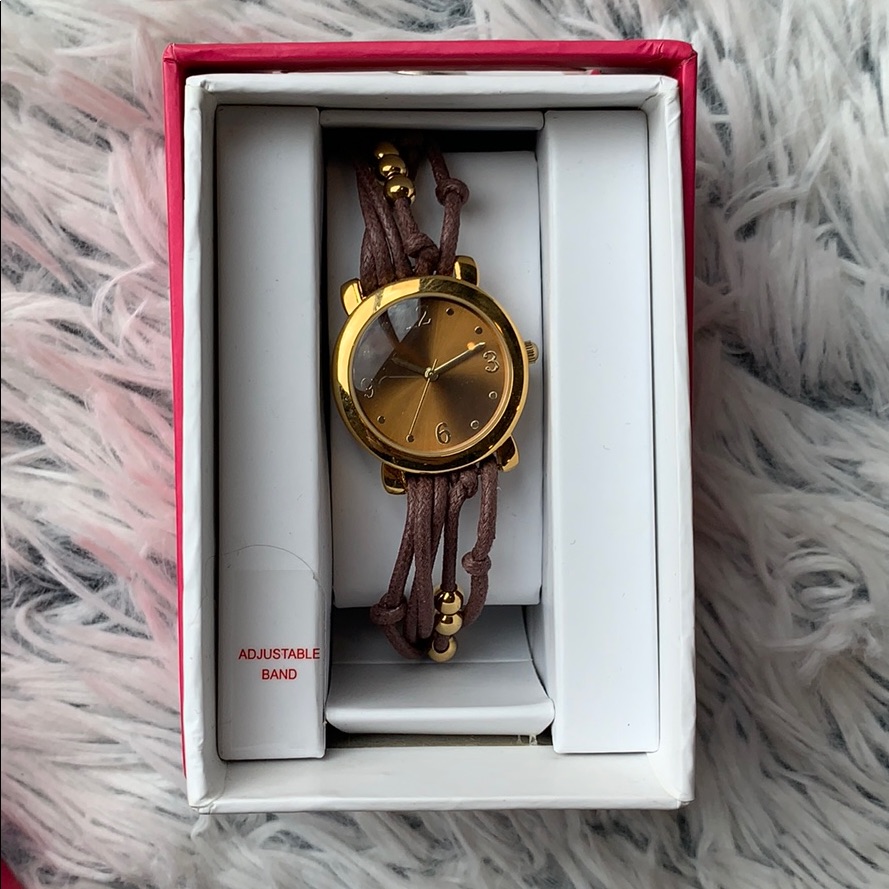 Xhilaration Brown Boho Watch Nwt